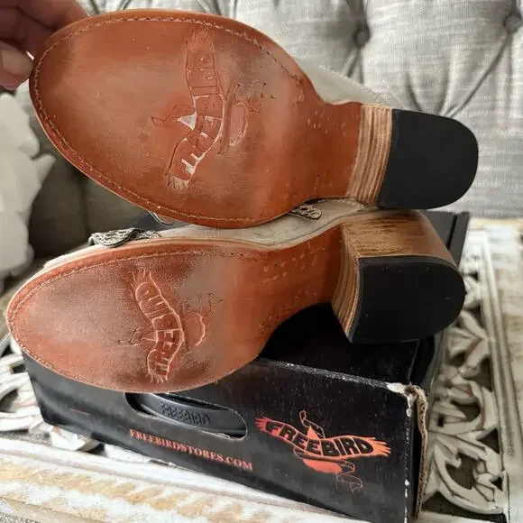 Freebird By Steven Caprice Sandals Heels Shoes Women’s 8 Worn Once - Picture 9 of 10